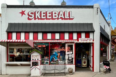 Skeeball part of the arcade 