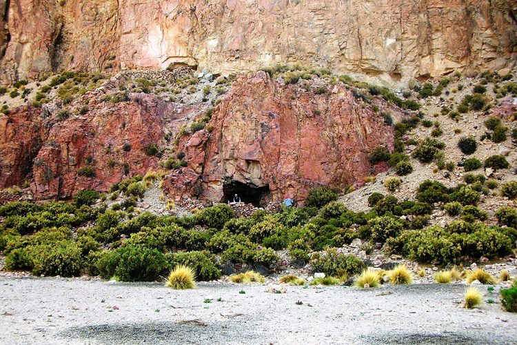 The Cueva del Chileno in Bolivia where the bundle was found.