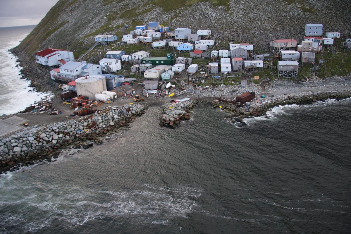 Little Diomede, Bering Strait, Alaska.