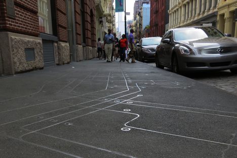 Sidewalk Subway Map