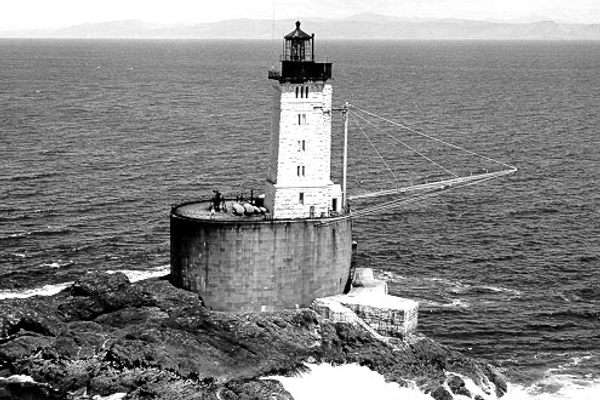 St. George Reef Lighthouse prior to being decommissioned