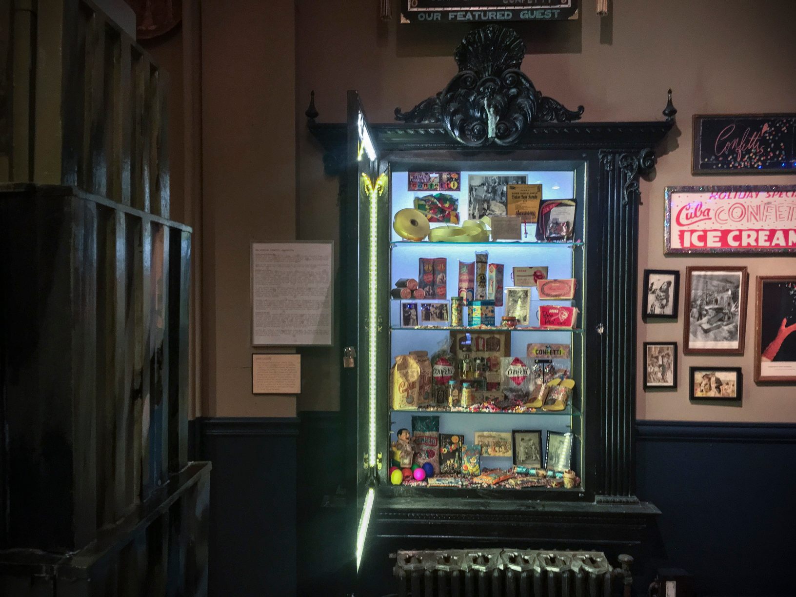 Rice's loot, on view at the City Reliquary.