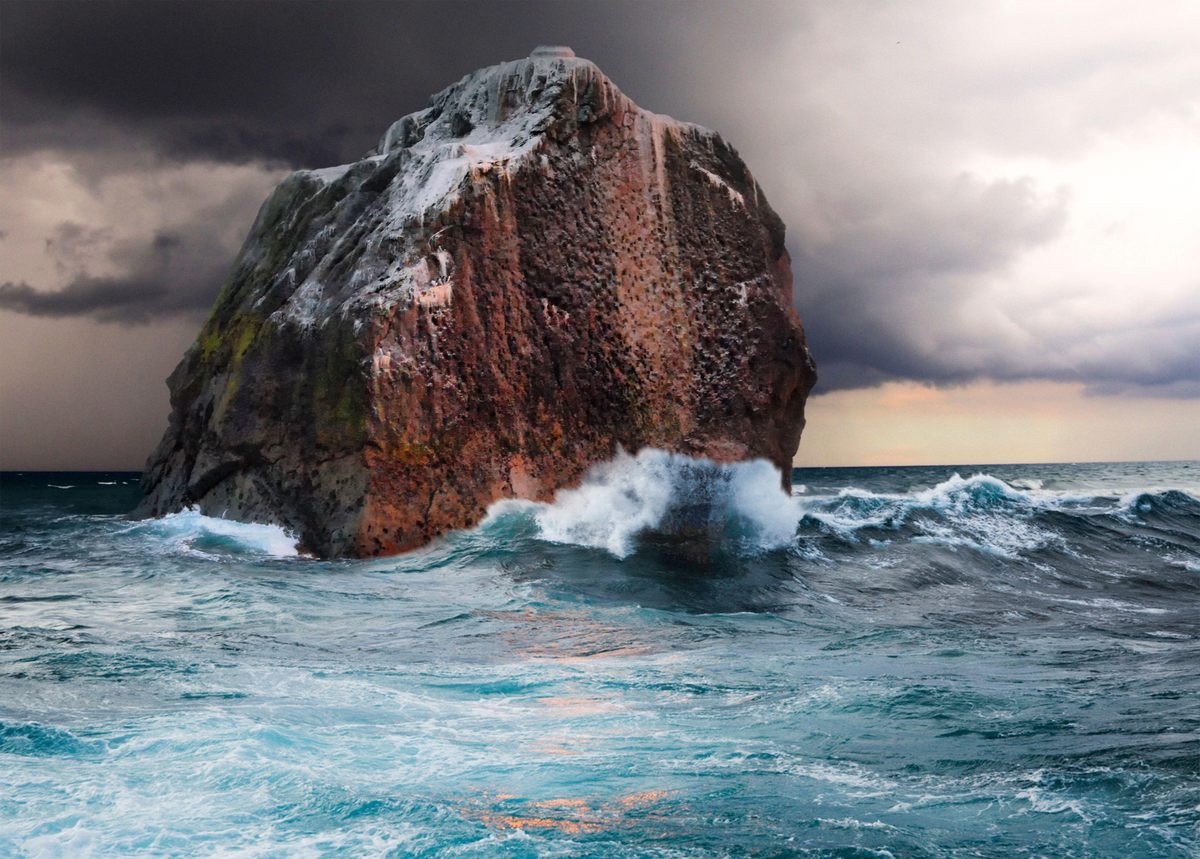 Rockall Island, North Atlantic Ocean.