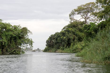 A channel through the islets