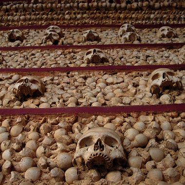 Walls built of femurs 