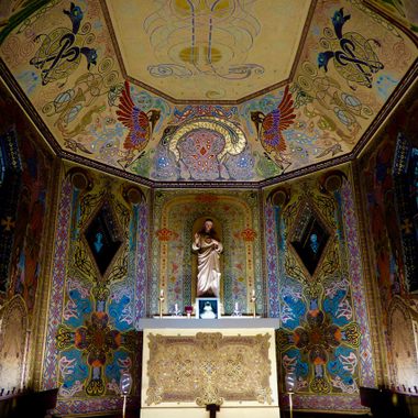 The oratory interior.