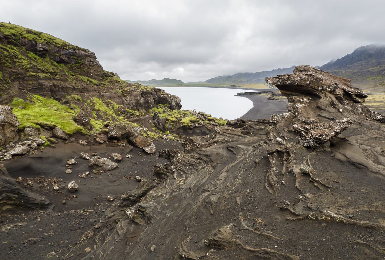 Across Iceland, proof of past eruptions is written on the landscape.