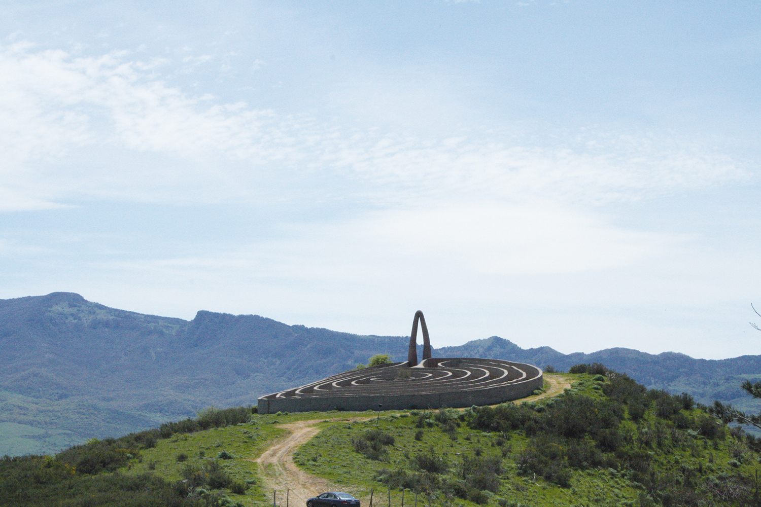 Labirinto di Arianna at the Fiumara d'Arte sculpture park, Messina, Italy, 1989.