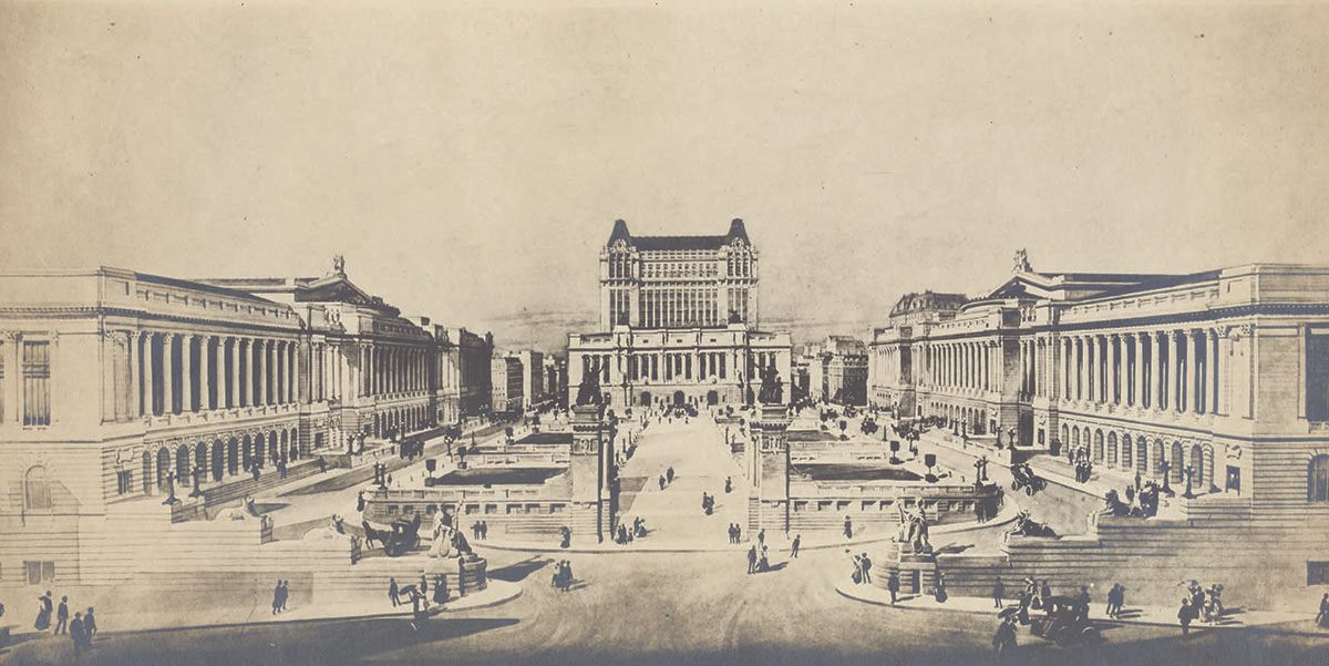 The "Grand Court" of architecture firm Reed and Stem's 1903 design for Grand Central Station.