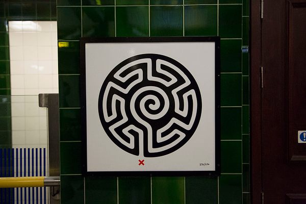 Covent Garden labyrinth.