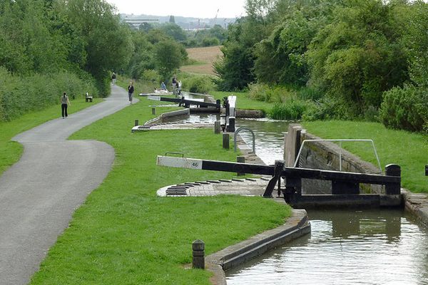 Wilmcote Lock Flight