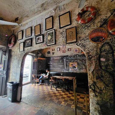 Inside El Batey.