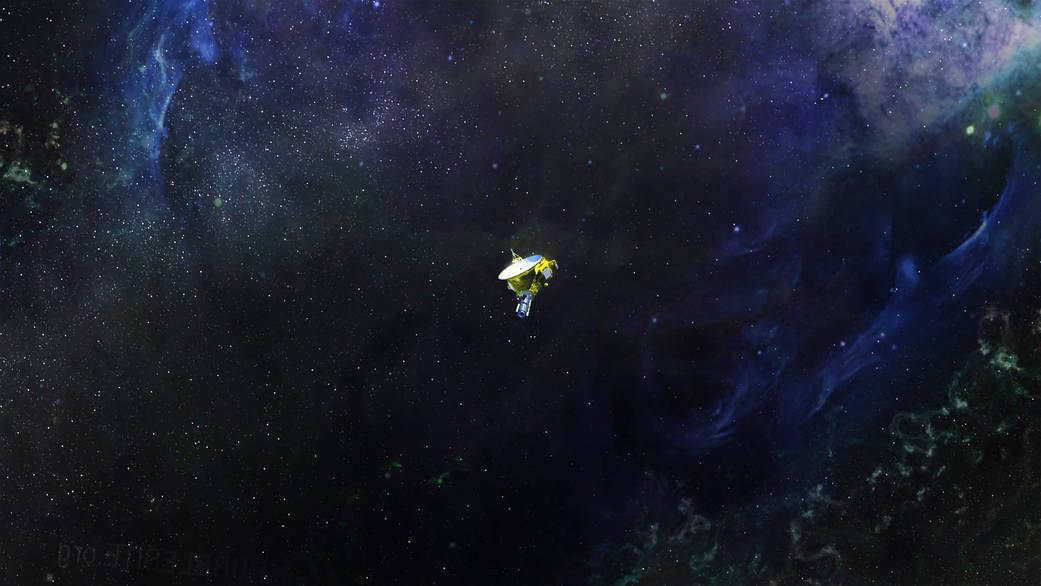 A small amount of cremated remains are on board New Horizons, which hurtled past Pluto and toward the edge of our solar system.