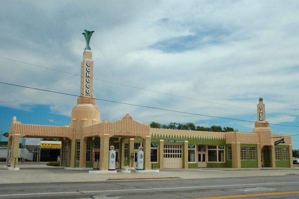 The U-Drop Inn and Tower Station.