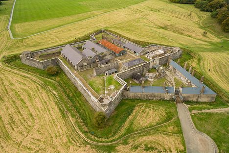 Aerial view of the fort