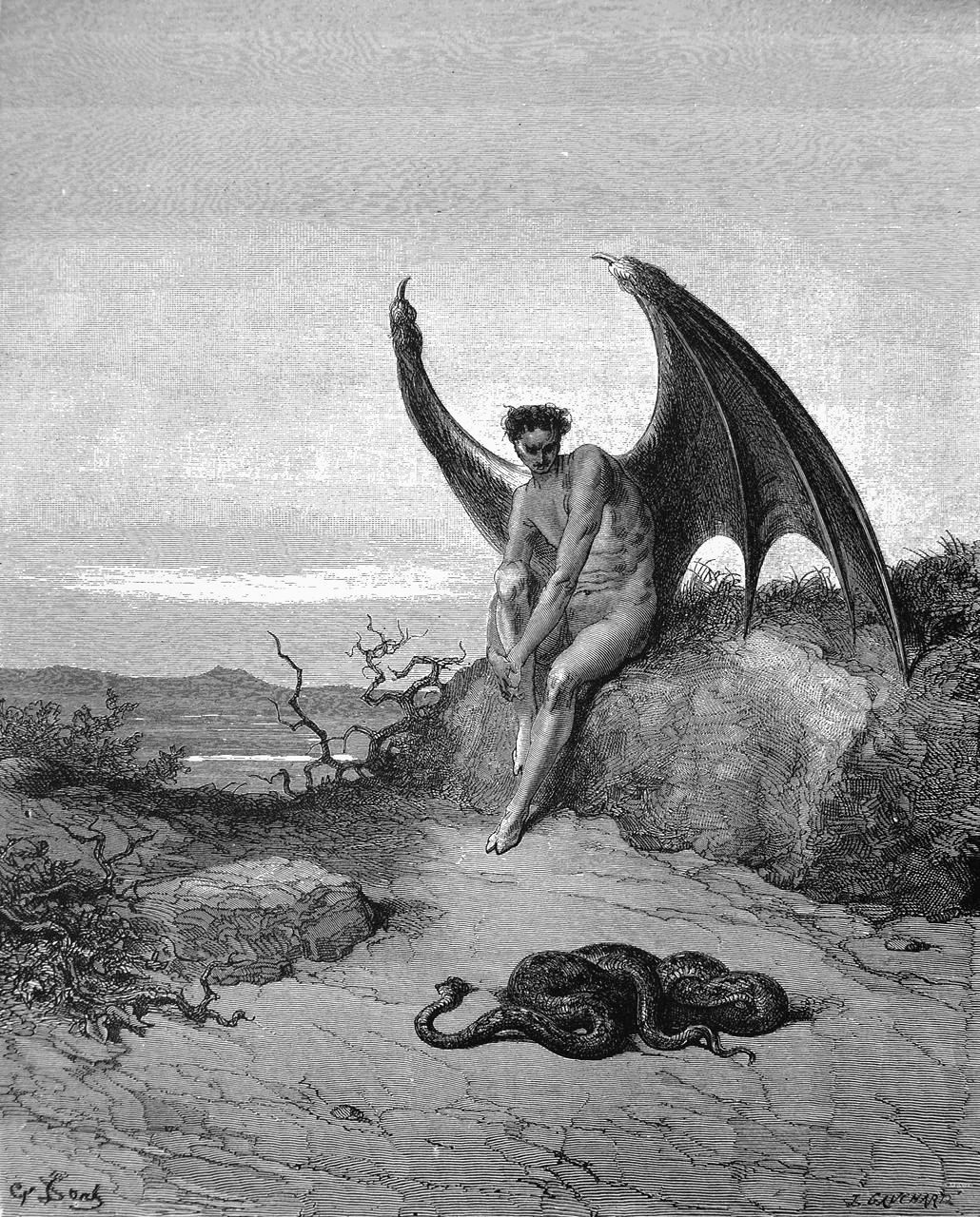 Gustave Doré's illustration of Lucifer.