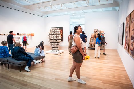 The museum's many treasured works are free to see.
