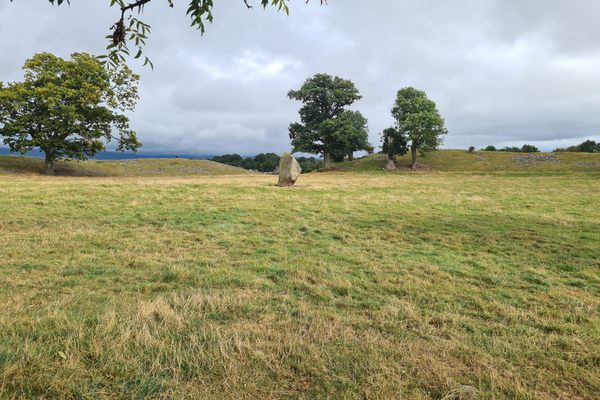 The sole remaining standing stone.