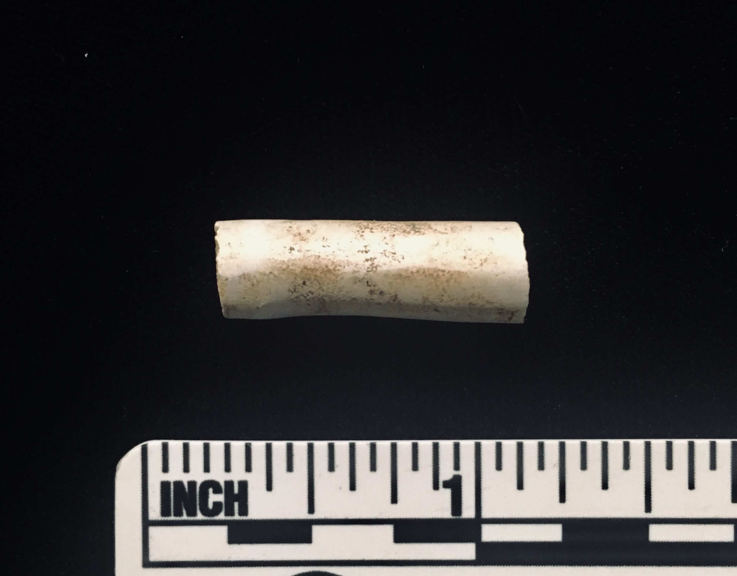 The 200-year-old tobacco pipe.