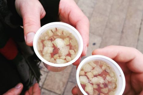 Drink it while it's hot!