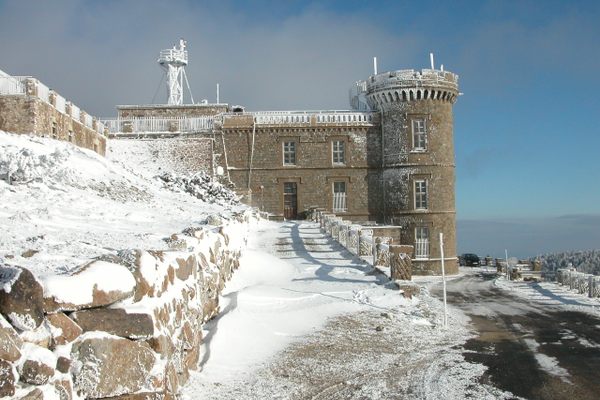 The observatory in winter.
