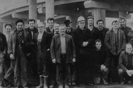 The Irish workers in this famous "Spaghetti Junction" photo have finally been identified.