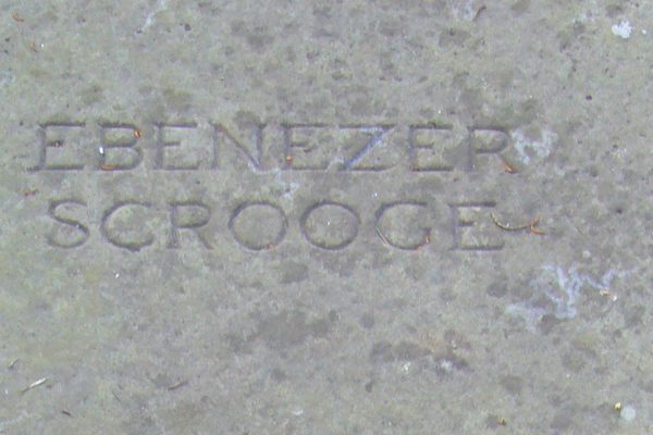 Ebenezer Scrooge’s Gravestone 