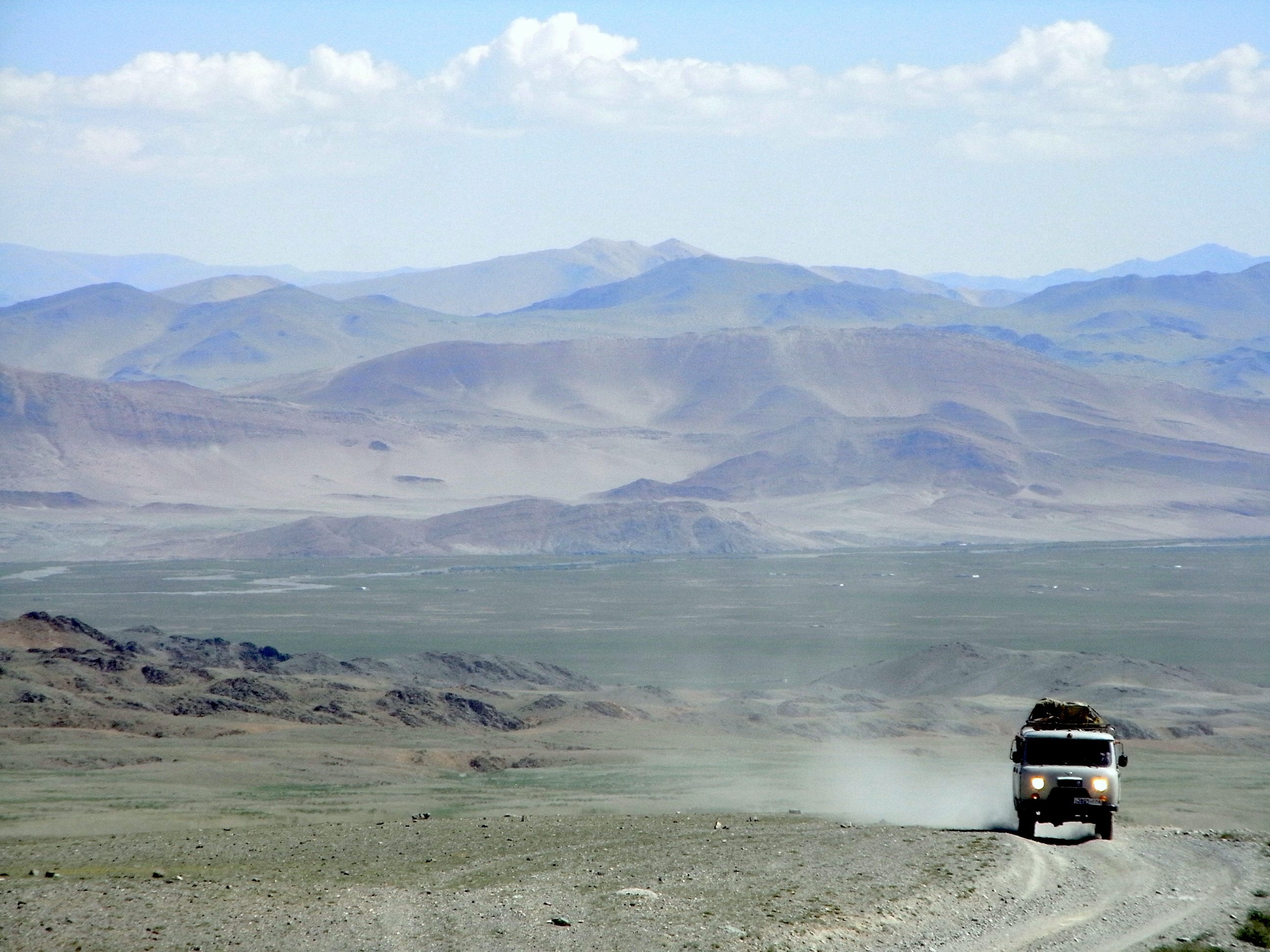 Committed eclipse chasers are prepared to travel to some very remote places, using whatever means necessary. Kate Russo used Russian minivans to reach the path of totality in 2008.