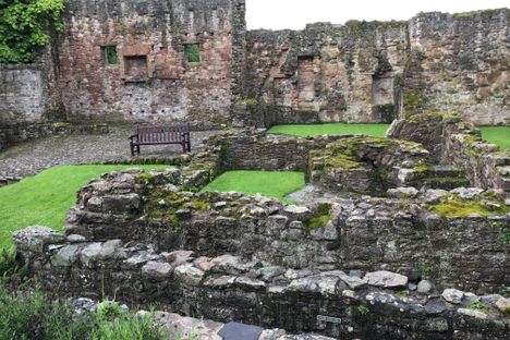 Ruins of the priests' living quarters.