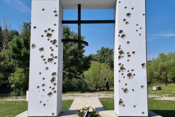 The Gate of Freedom Memorial at Devin. August 2022.