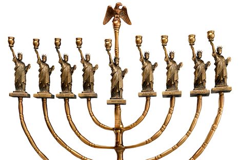Manfred Anson's Liberty menorah.