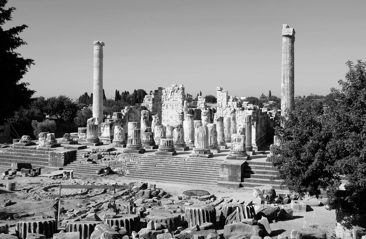 The Temple of Apollo at Didyma.