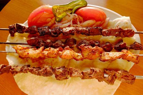 Kurdish cuisine shares some dishes, like meat kebabs, with other Middle Eastern cuisines.