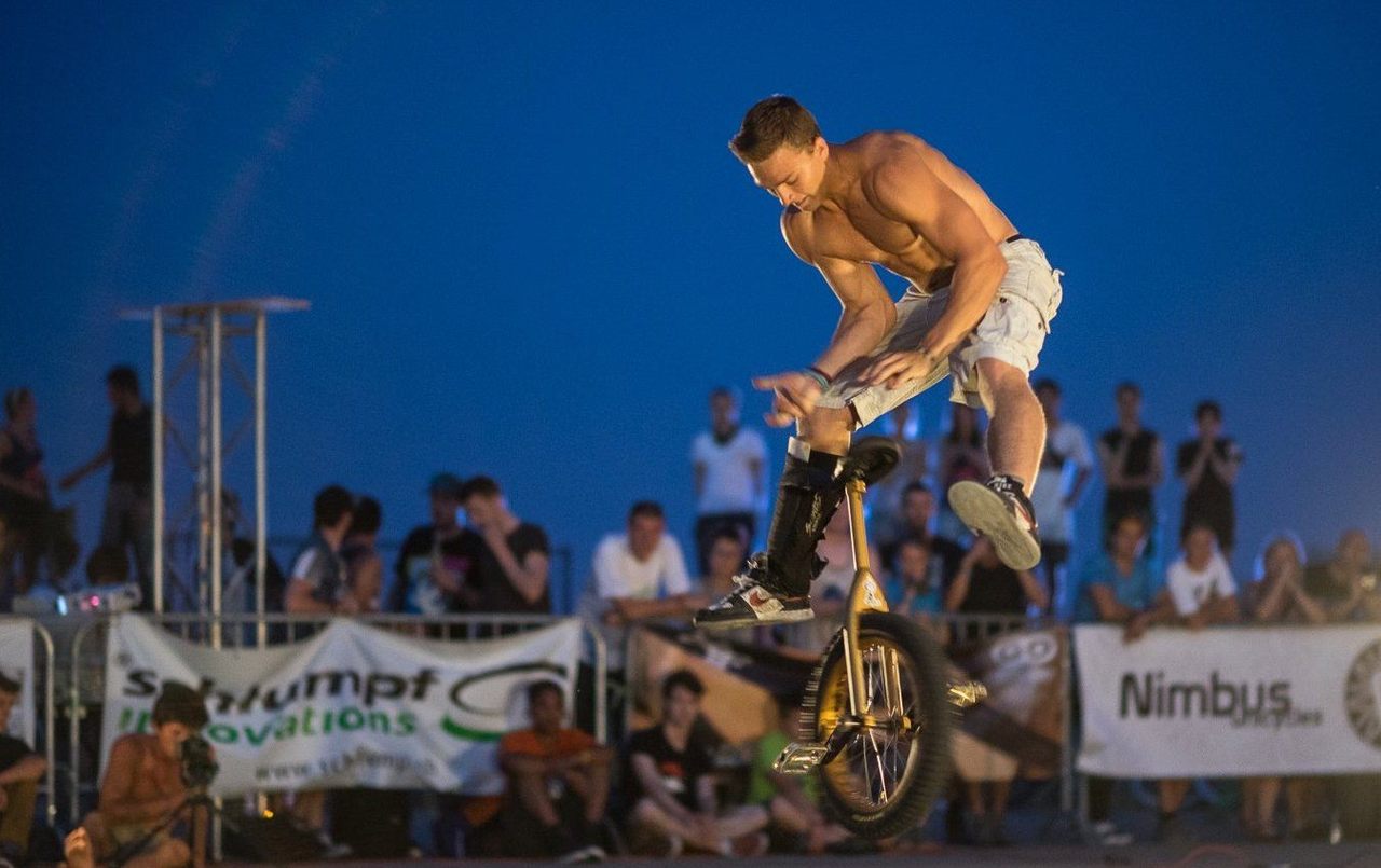 Forget the Mahomes and Purdy. There's a whole world of unexpected sports champions out there—such as unicyclist Eli Brill. 
