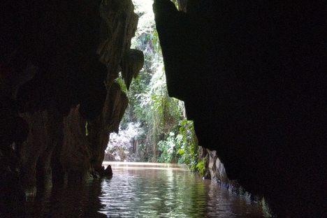 exiting the cave