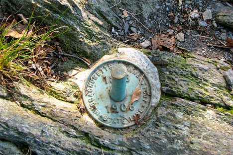 The "Green Stake" on Mount Frissell.
