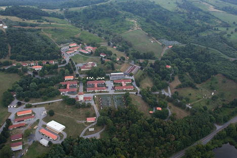 Aerial view of the SCBI