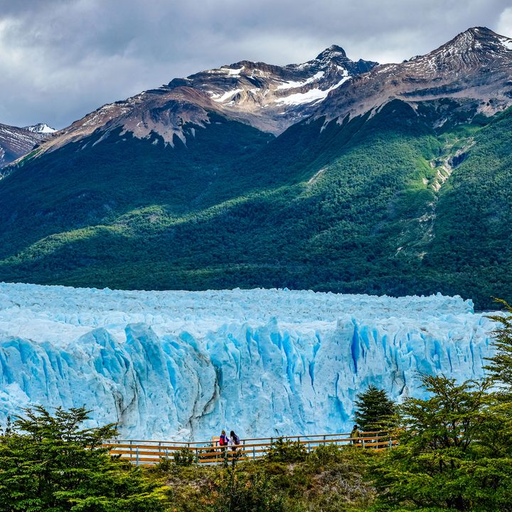 The Perito Moreno glacier.