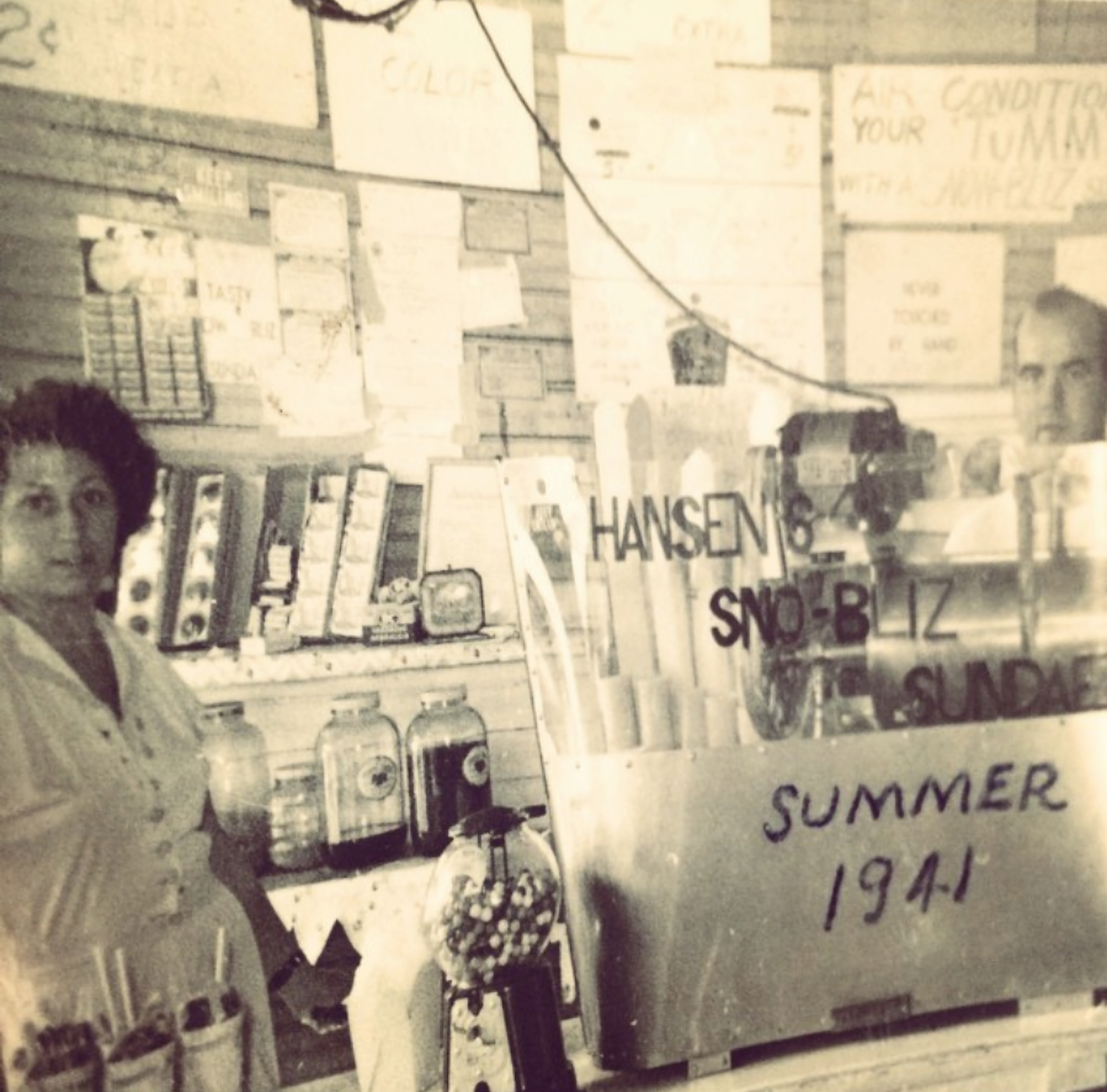 Mary and Ernest Hansen in the early days.