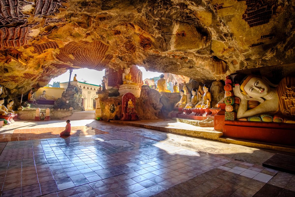 The cave has been a draw for pilgrims and tourists alike.
