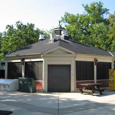 The original hot dog stand, shuttered in 2006