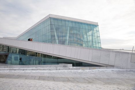Oslo opera house, front.