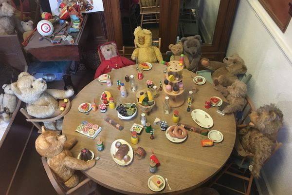 Happy times at the Teddy Bear table