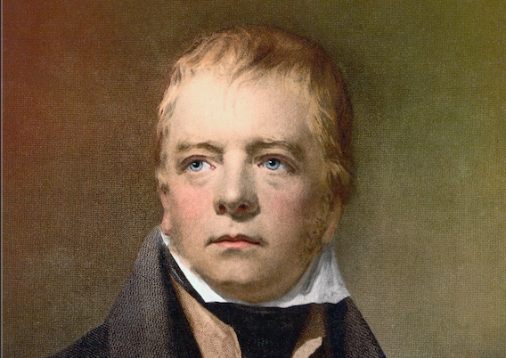 Novelist Sir Walter Scott, who lived from 1771 to 1832.