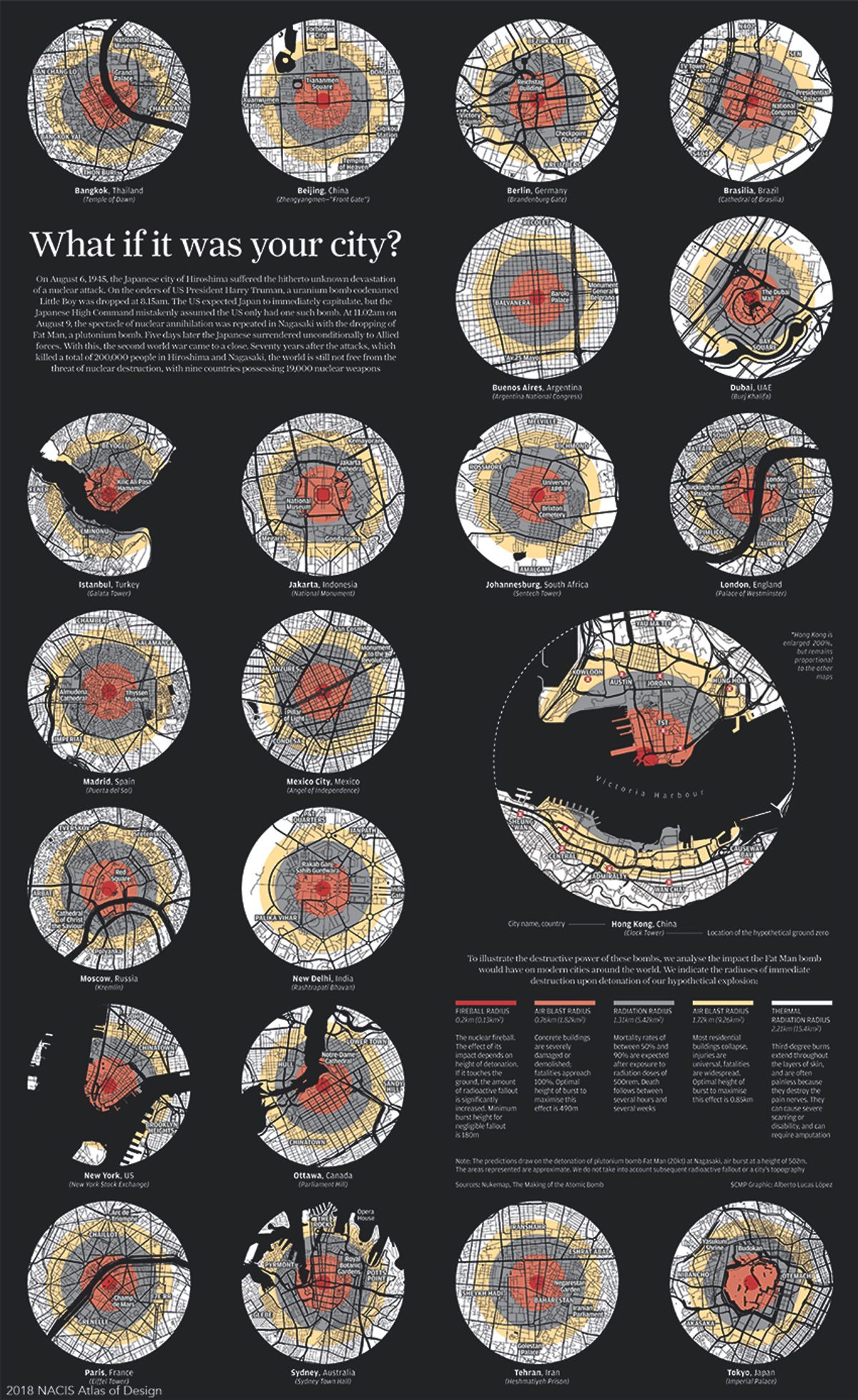 <em>What if It Was Your City</em>, by Alberto Lucas López, was first published in Hong Kong's </em>South China Morning Post</em> to mark the the 70 year anniversary of the Hiroshima and Nagasaki atomic bombs.
