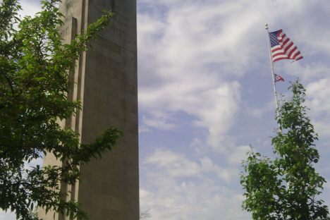 Facing South.