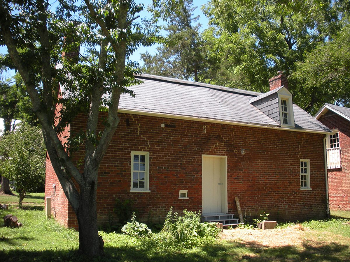 A former slave house at Bracketts Farm.