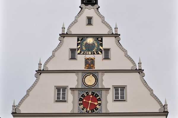 Rothenburg od T: Ratstrinkstube Clock Tower