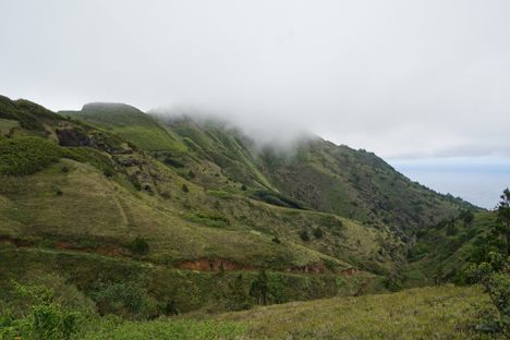 Green Mountain summit on Ascension Island