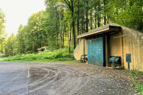 Former bunker gates.